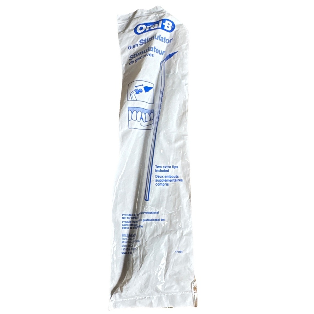 VTG 90's Oral-B Gum Stimulator 2095075 In Sealed Bag - Picture 2 of 3